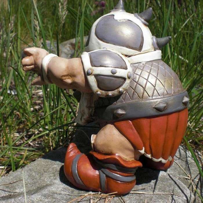 Statues Dwarf Gnome Statue Viking Resin Statue Gardening Crafts