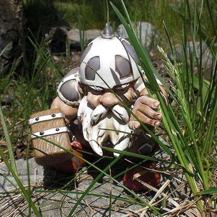 Statues Dwarf Gnome Statue Viking Resin Statue Gardening Crafts