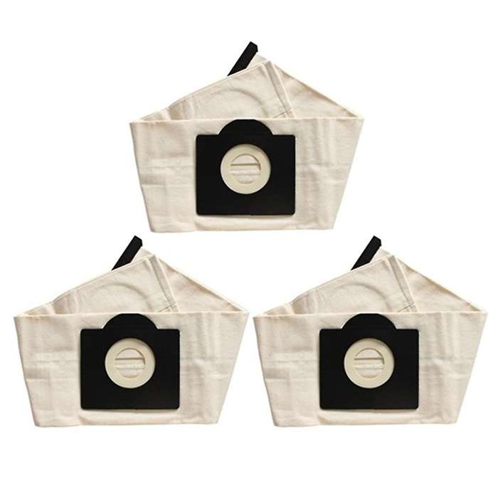 3pcs Dust Cloth Bag for Karcher Wd3 Vacuum Cleaner Bags