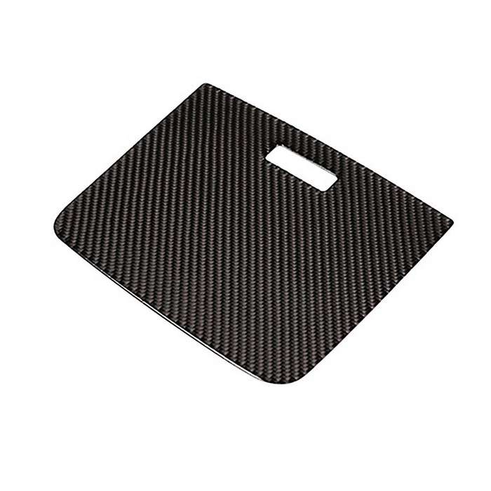 Car Soft Carbon Fiber Central Storage Box Cover for Touareg 2011-2018