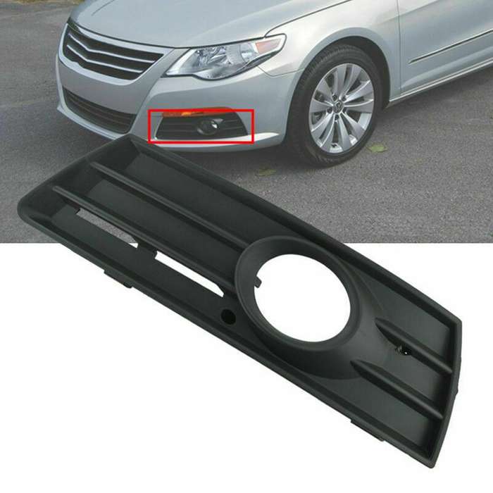Bumper Fog Light Lamp Grill for Passat Cc 2008 2009 2010 2011 2012