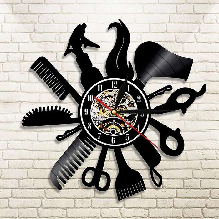 Washing, Cutting and Blowing Series, Wall Lamp, Cool Digital Clock