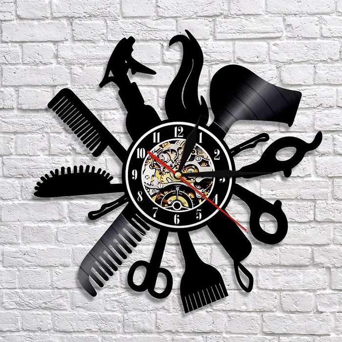 Washing, Cutting and Blowing Series, Wall Lamp, Cool Digital Clock