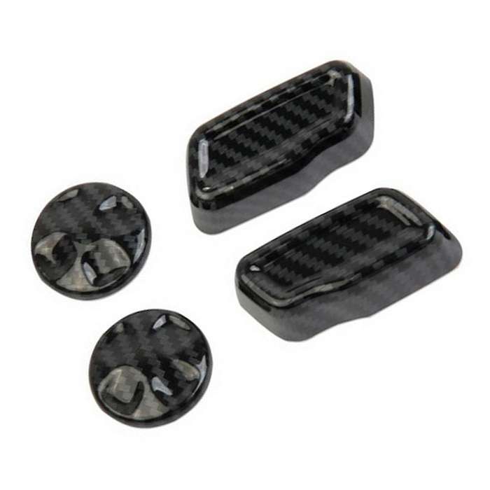 Car Carbon Fiber Seat Buttons Cover for Jeep Grand Cherokee 2021 2022