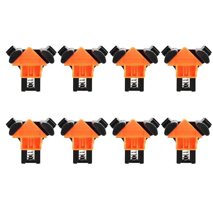 Corner Clamps, 8pcs 90 Degree Clamps for Woodworking Right Angle