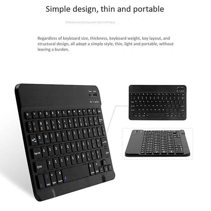 Tablet Case+wireless Keyboard for Teclast P20hd M40 Alldocube(pink)