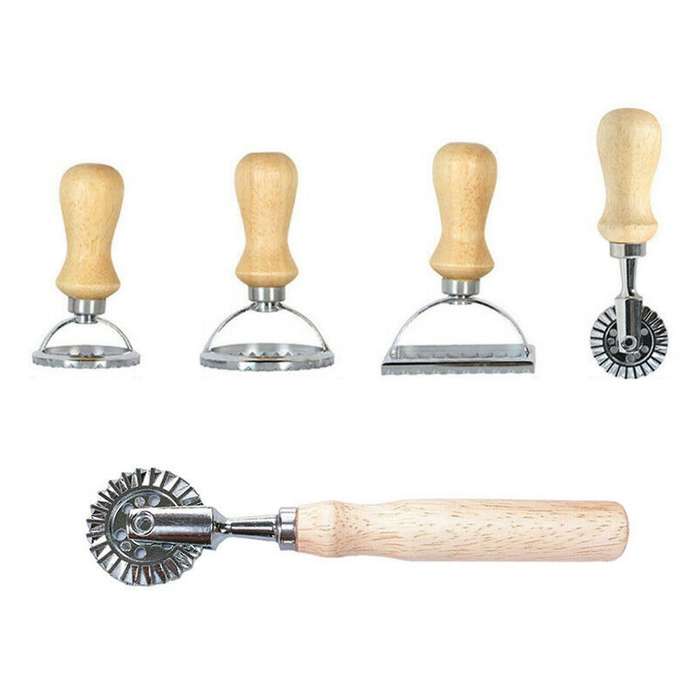 Dumpling Mould Ravioli Cutter Pizza Dough Press Round Square Roller