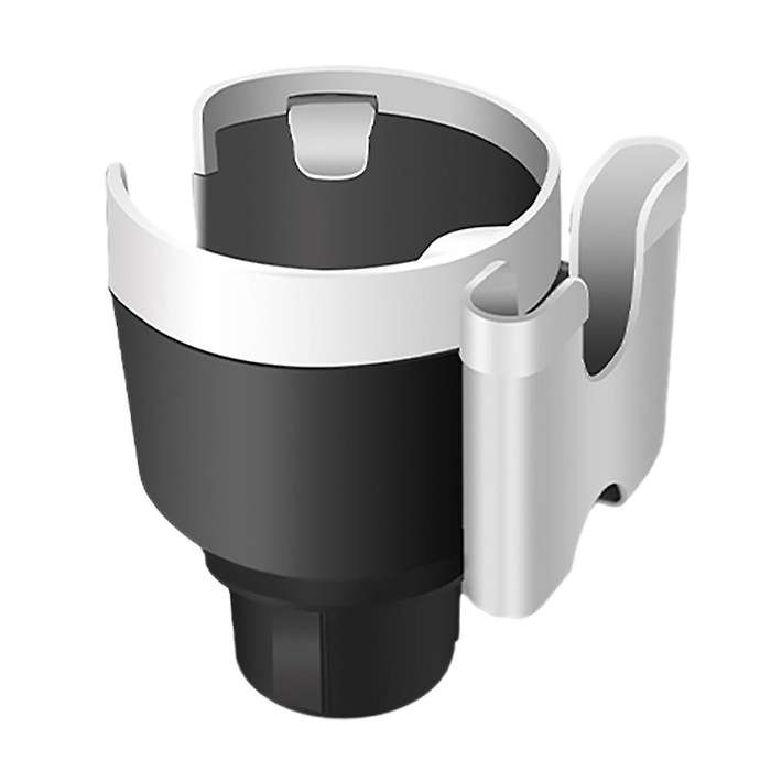 Car Cup Holder Air Vent Outlet Drink Coffee Bottle Holder Can Silver