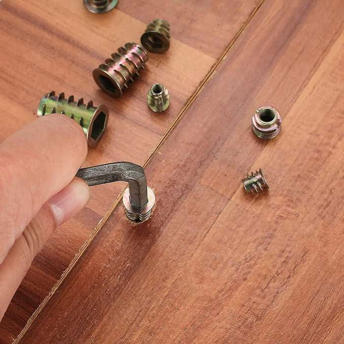 230 Threaded Nut Inserts, M4/m5/m6/m8/m10 Zinc Alloy Threaded