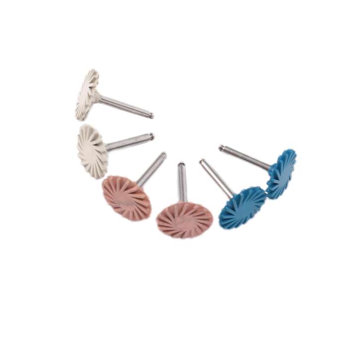 6pcs/set Dental Composite Resin Polishing Disc Kit Disc 14mm Wheel
