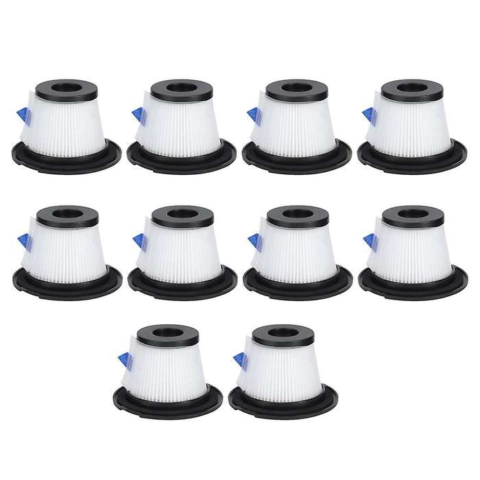 10 Pcs Hepa Filter for Dibea C17 T6 T1 Cordless Stick Vacuum Cleaner