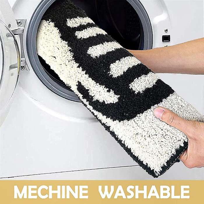 Bathroom Rug Mat, Cute Three Kitten Bath Mat, Machine Washable