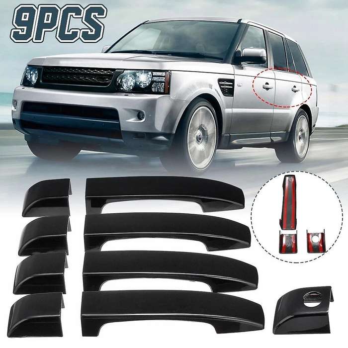 9pcs Car Door Handle Cover for Land Rover Range Vogue L322 2002-2012