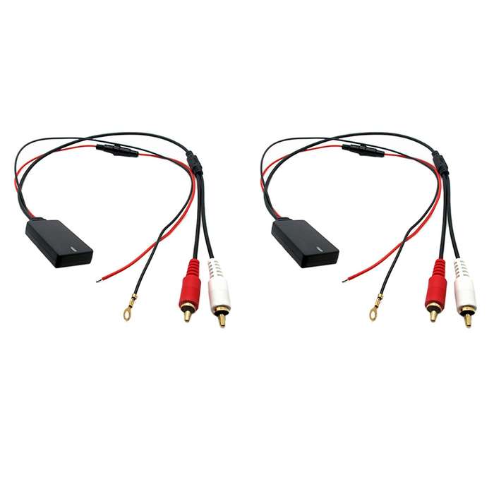 Universal Bluetooth Aux Receiver Module 2 Rca Cable Adapter