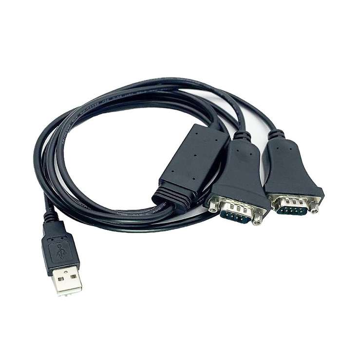 One-to-two-port Serialline Db9 Male Com 9-pin Rs232 Serial Line,male