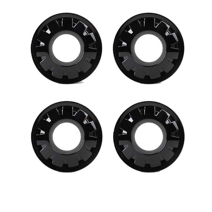 For Tesla Y 20inch Rim Wheel Center Hubcaps 4pcs Bright Black