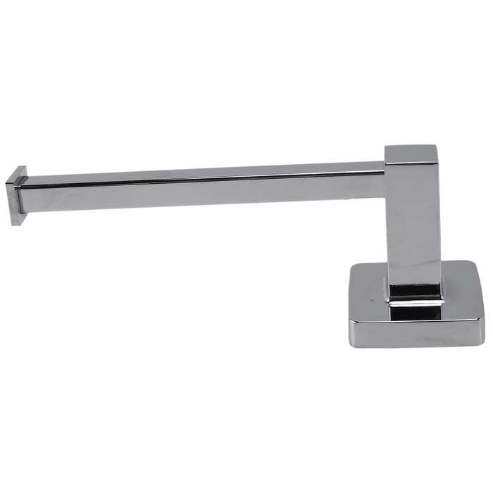 Chrome Square Bathroom Toilet Roll Holder. Wall Mounted Toilet Roll