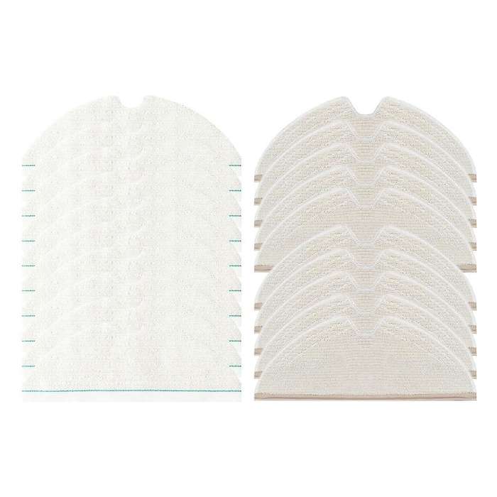 20pcs for Xiaomi Roborock T8 Robot Washable Mop Cloth+disposable Mop