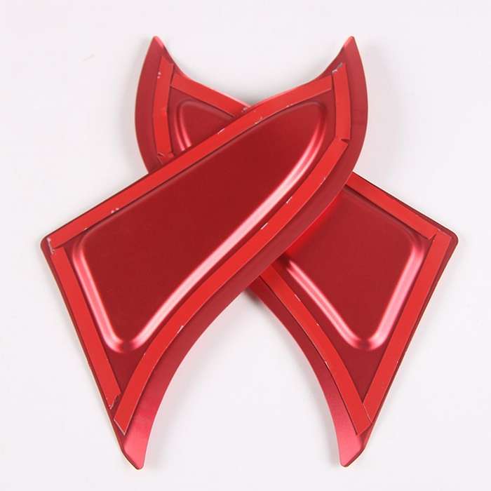 Tail Trunk Triple-cornered Decor for Ford Mustang 2015-2020,red