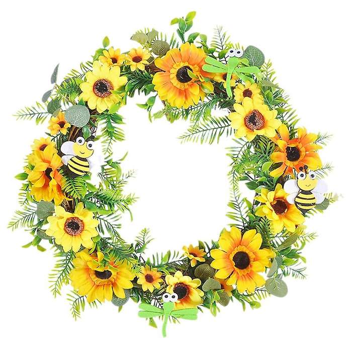 40cm/16inch Spring Garland Rattan Home Door Simulation Garland(b)