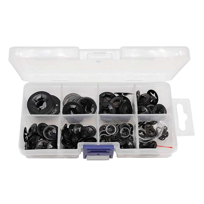 295 Pcs 304 Stainless Steel Spring 2 Wave Washer Gasket Kit