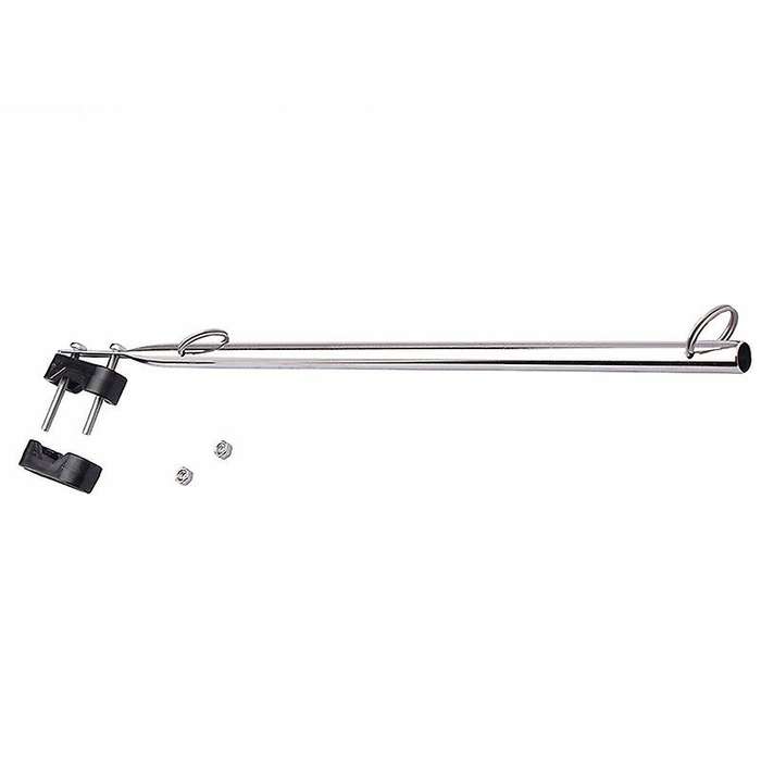 2x 14 Inch Flag Pole Holder Stainless Steel Rail Mount for Boat/yacht