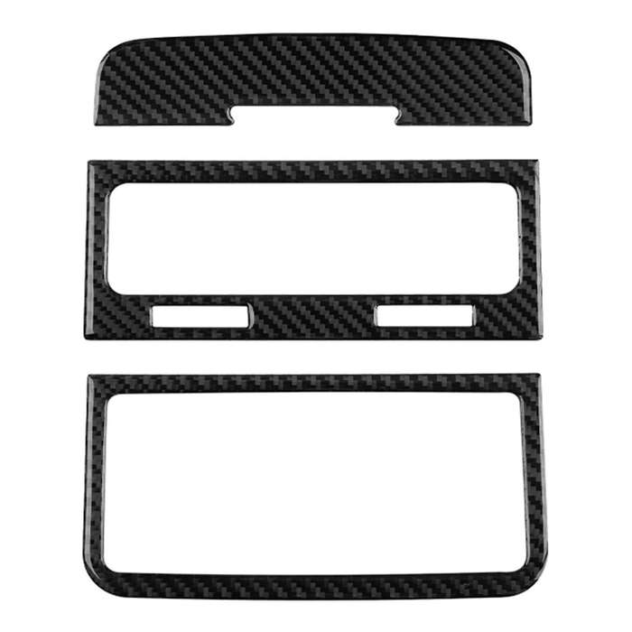 Rear 3pcs Rear Air Outlet Frame Cover Trim for Touareg 2011-2018