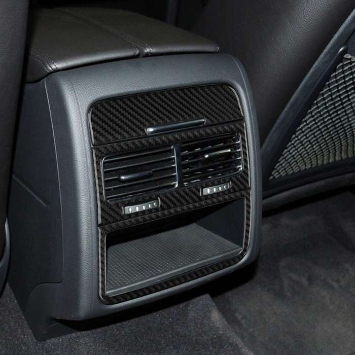 Rear 3pcs Rear Air Outlet Frame Cover Trim for Touareg 2011-2018