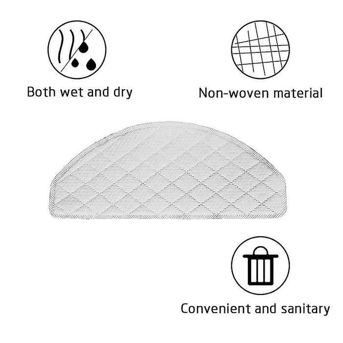 25 Pcs Replacement Cleaning Cloths for Ecovacs Deebot Ozmo T8 T8 Aivi
