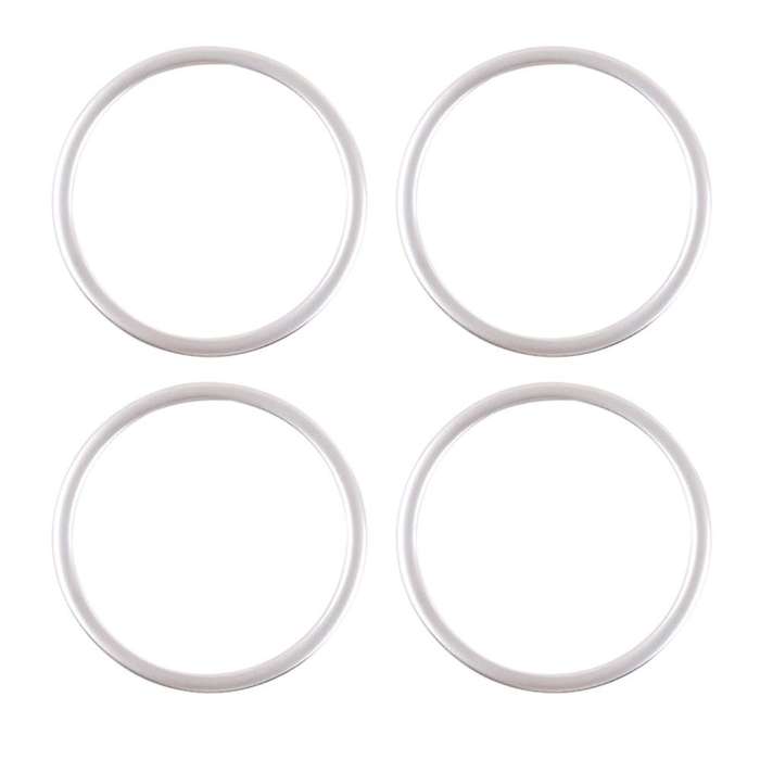 4pcs Audio Speaker Cover Decorative Ring For-bmw X5 E70 2008-2013