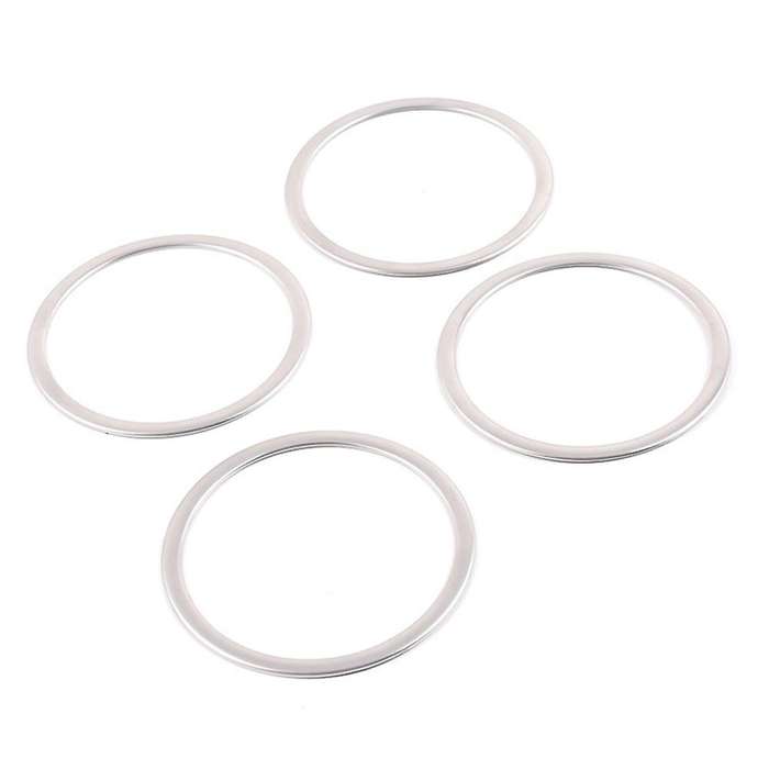 4pcs Audio Speaker Cover Decorative Ring For-bmw X5 E70 2008-2013