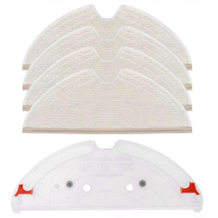 Mop Cloth Mount Holder and Rag for Xiaomi Roborock Q7 Max+/t8 Robot