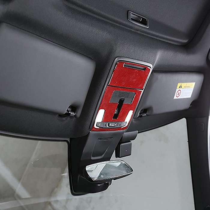 Car Front Reading Light Panel Cover Trim for Honda Civic 2022 Red