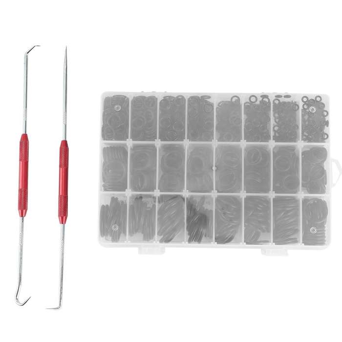 1200pcs Nitrile Rubber O Ring Kit 24 Sizes O Rings Assortment Kit