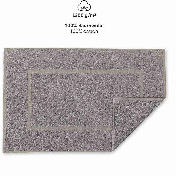 Bath Mat, Shower Rug, Soft Shower Mat, Absorbent,100% Cotton, 50x80cm