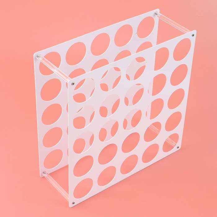 25hole Vinyl Roll Holder Acrylic Vinyl Storage Rack Paper Organiser B