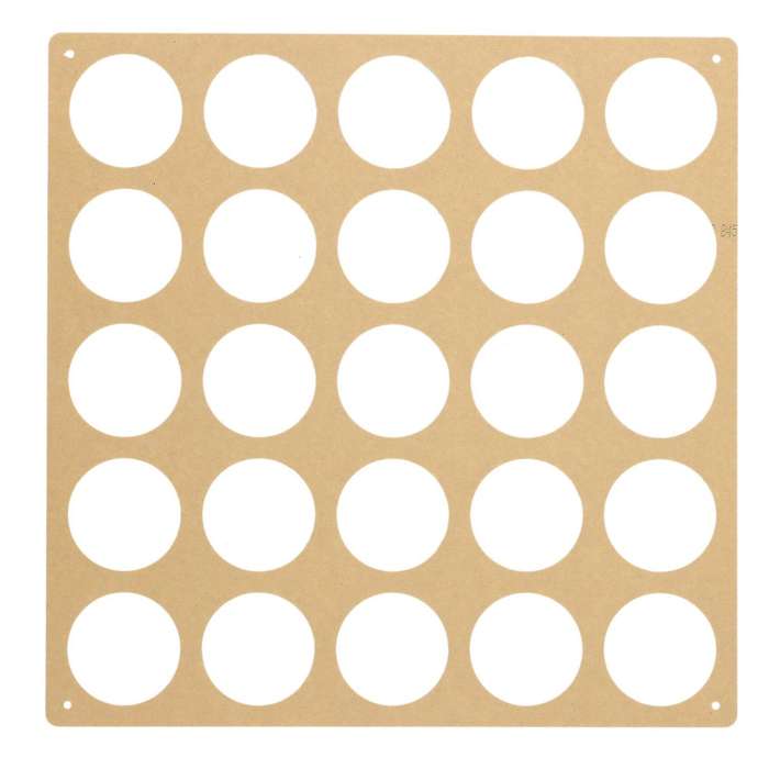 25hole Vinyl Roll Holder Acrylic Vinyl Storage Rack Paper Organiser B
