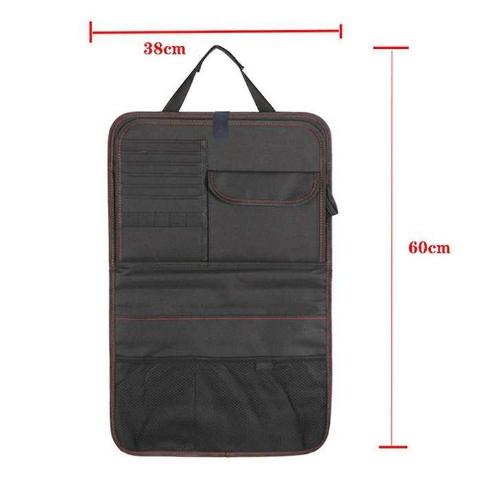Car Interior Seat Back Storage Bag Car Organizer Bag Foldable
