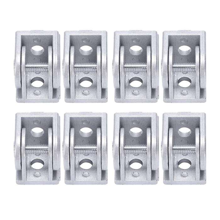 8pcs Alloy Flexible Pivot Joint Connector for Eu Extrusion Profile