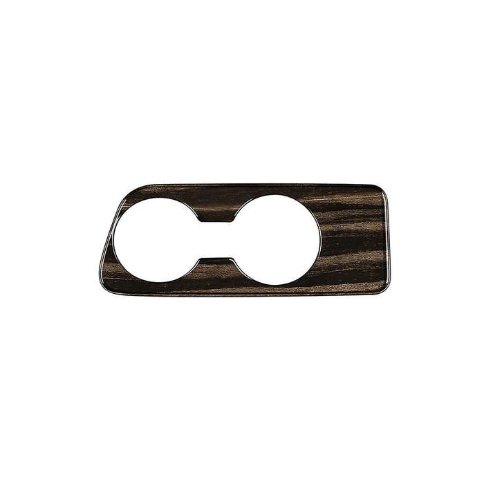 Car Center Console Water Cup Holder Decoration Wood Grain Inside