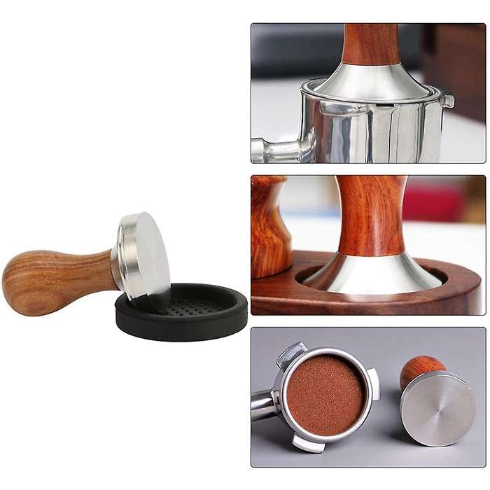 Coffee Tamper Set, Espresso Coffee Tamper, Coffee Presser, 51mm