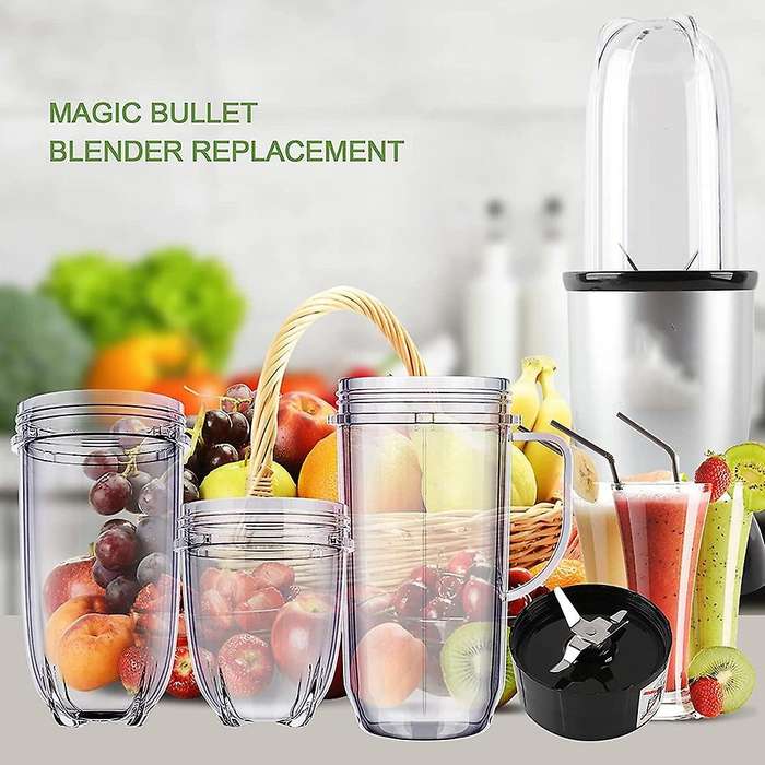 4pcs 22oz/16oz/12oz Cup and Cross Blade for Magic 250 Watt Blenders