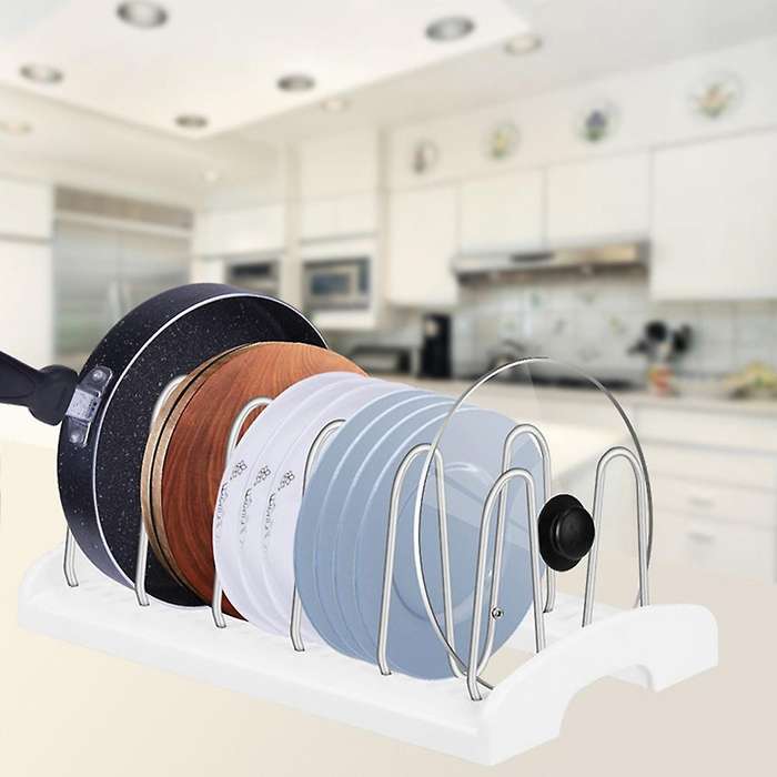 Pot Lid Organizer,expandable Rack Holder,for Cabinet,drying Rack A