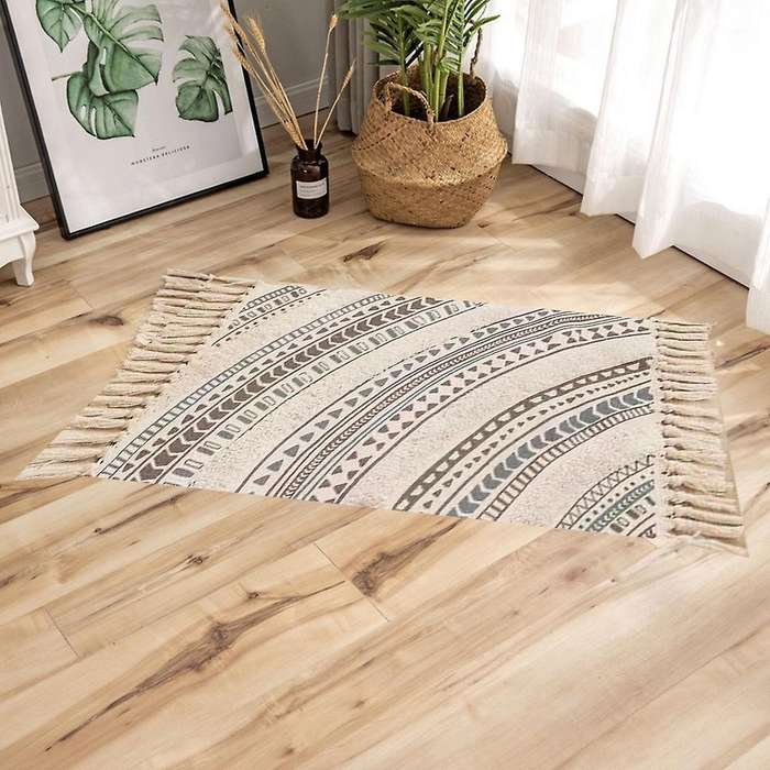 Boho Living Room Rug Moroccan Rug for Bedroom, Kitchen, Entryway