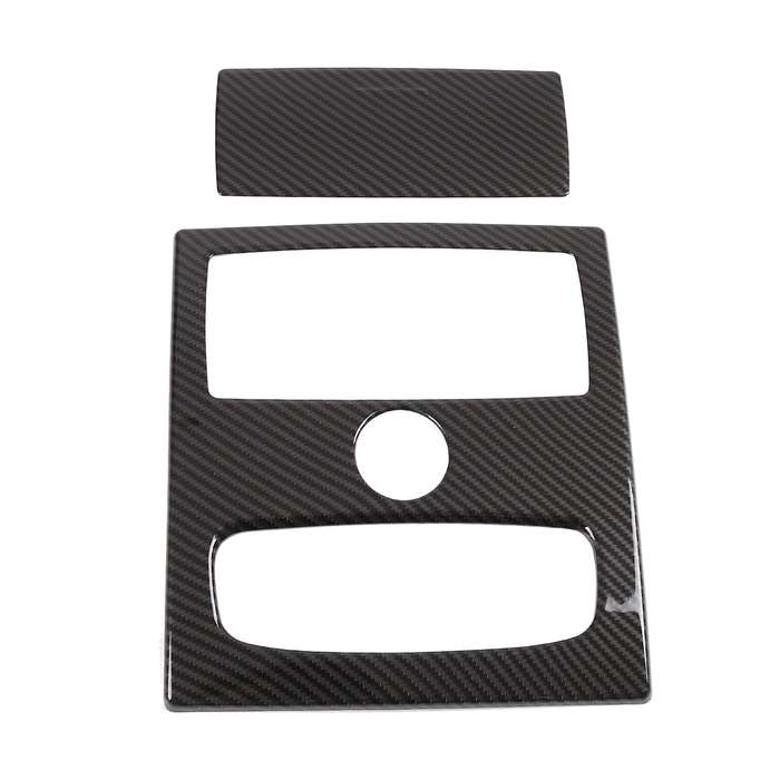 Car Carbon Fiber Abs Front Row Reading Lights Frame Cover Trim