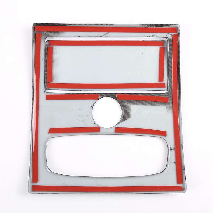 Car Carbon Fiber Abs Front Row Reading Lights Frame Cover Trim