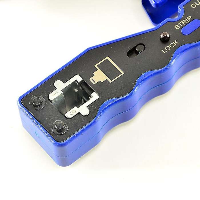 8p8c Rj45 Cable Crimper Ethernet Perforated Connector Crimping Tools