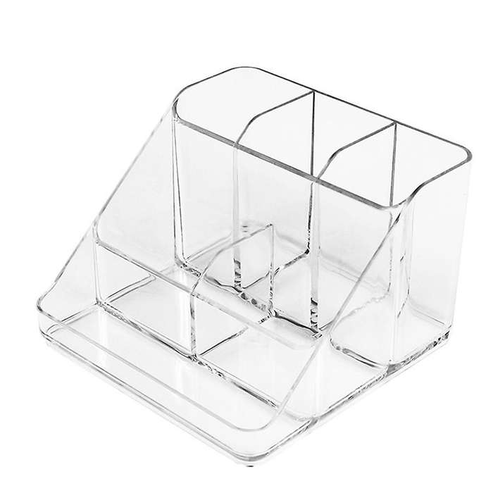Storage Box, with 6 Compartments, Make Up Organiser for Bathroom