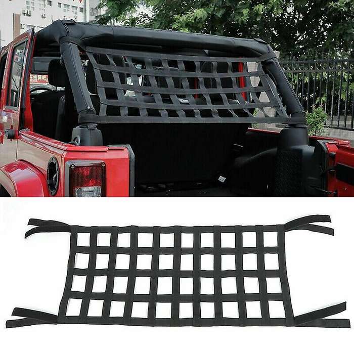 Car Multifunction Roof Hammock Net Cargo for Jeep Wrangler Tj Jk Jl