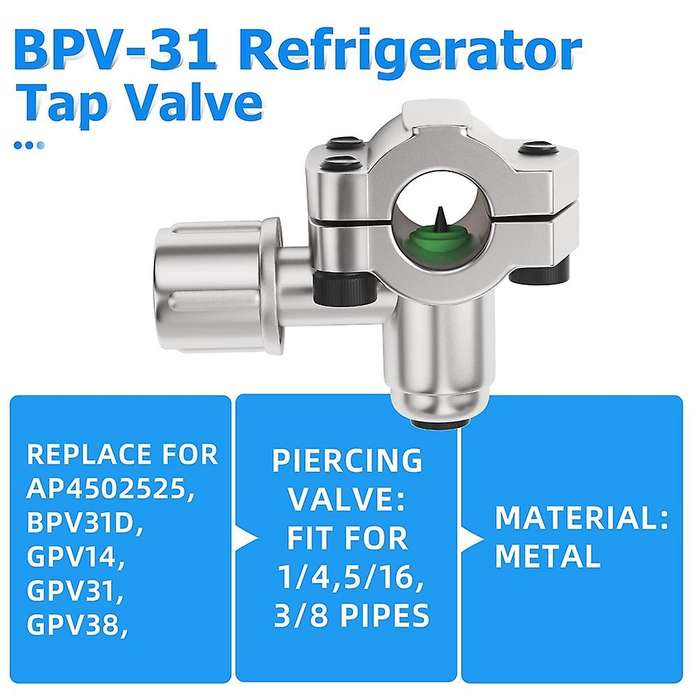 5pcs Bpv-31 Piercing Valve for Air Conditioners Hvac 1/4inch,5/16inch